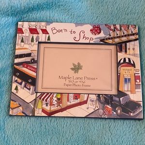 Born to Shop photo frame NEW